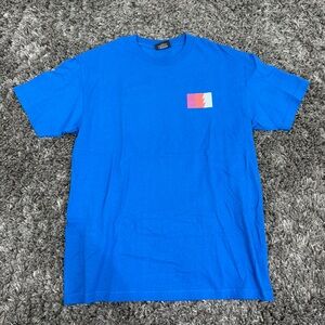 The Hundreds Wildfire Flag Graphic T-Shirt in Blue, Size L